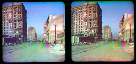 Fotos tridimensionales en color en 1890